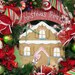 Christmas door Wreath Gingerbread House Sweet Treats Candy Cane Winter Holiday FrEE ShiPPing by Cabin Cove Creations