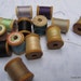 Vintage Wooden Spools 13 various (G)