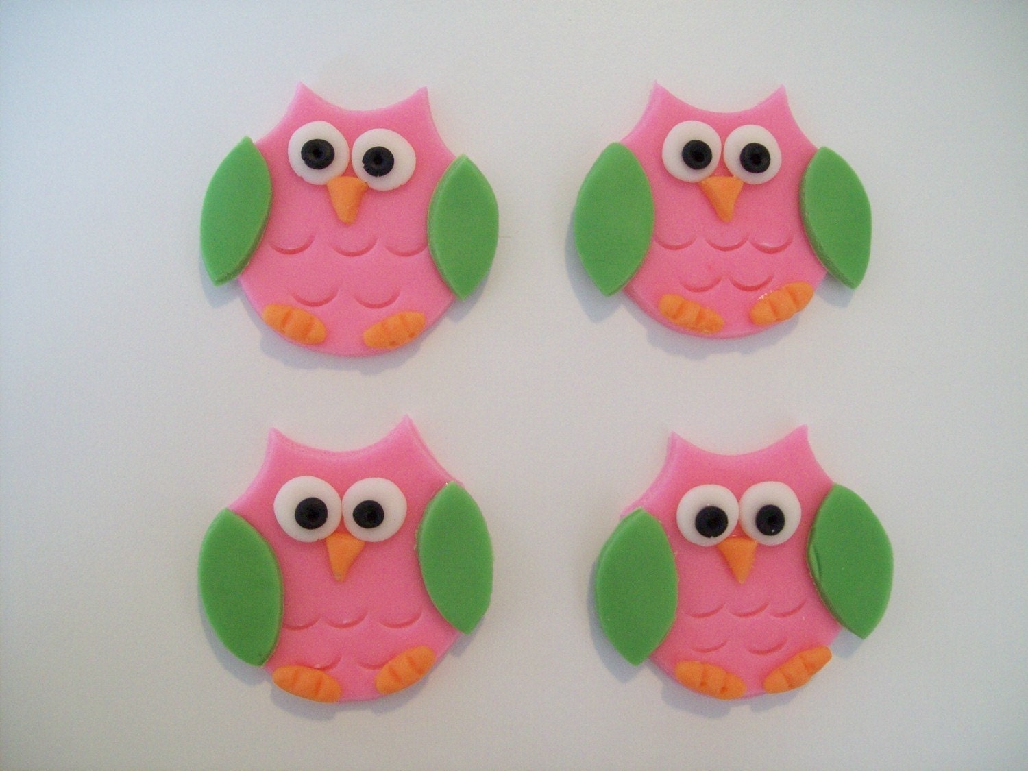 Fondant Owl Cupcake Toppers