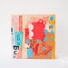 Red I, Original Abstract Collage on Wood