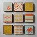Art Block 5x5 Nine 9 Set Nautical Summer Collection Free Shipping 5x5 red blue white redtilestudio wood