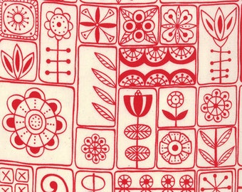 One Yard Summersville - Lucie Summers for Moda - Scandi in Bus Red