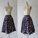 vintage 1950s skirt / 50s skirt / Gumball Party