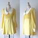 vintage mini dress / 60s mod dress / babydoll dress