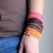 Fiber Bracelet or Necklace Jersey T Shirt Fabric
