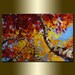 Original Textured Palette Knife Landscape Painting Oil on Canvas Contemporary Modern Art 20X30 by Willson