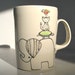 Extra Large Pile O' Animals Mug