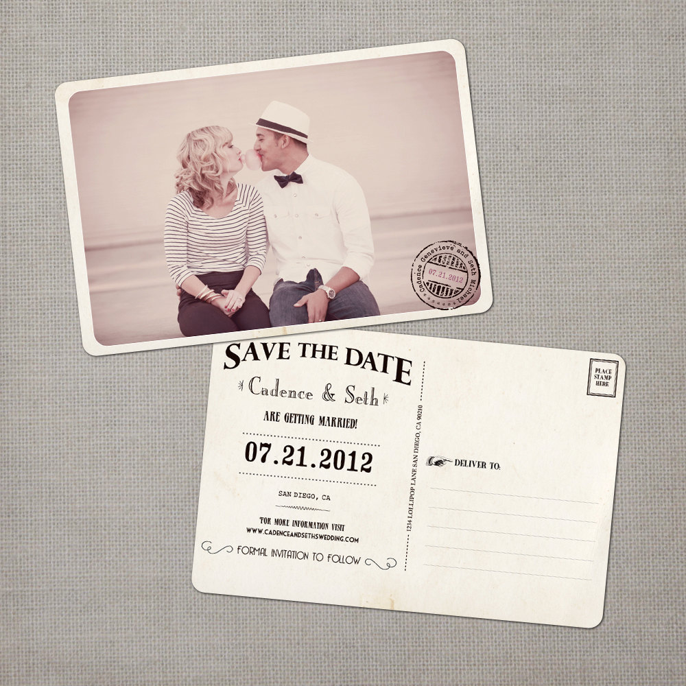 Save The Date Vintage 2