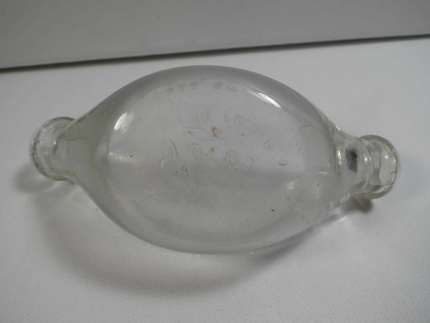 Vintage Glass Baby Feeding Bottle Antique Collectible