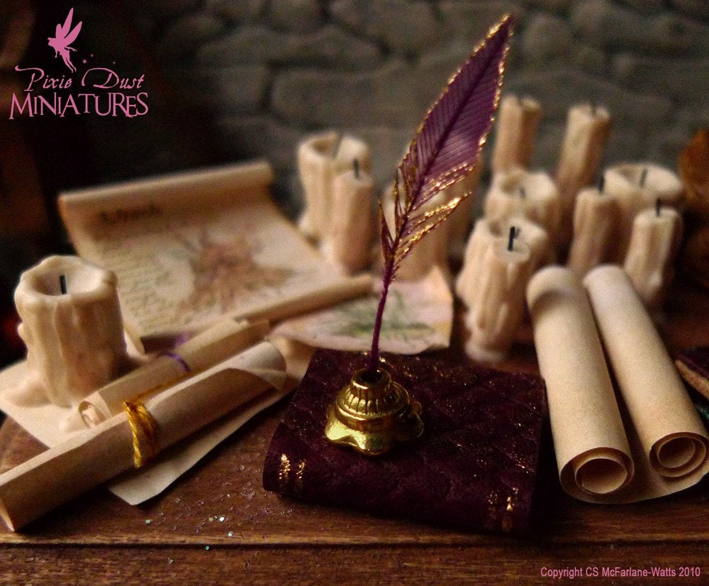 Phoenix Feather Quill and Ink Pot HOGWARTS / LOTR RANGE