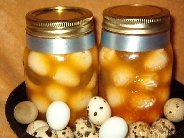 PICKLED QUAIL EGGS CAJUN STYL.E