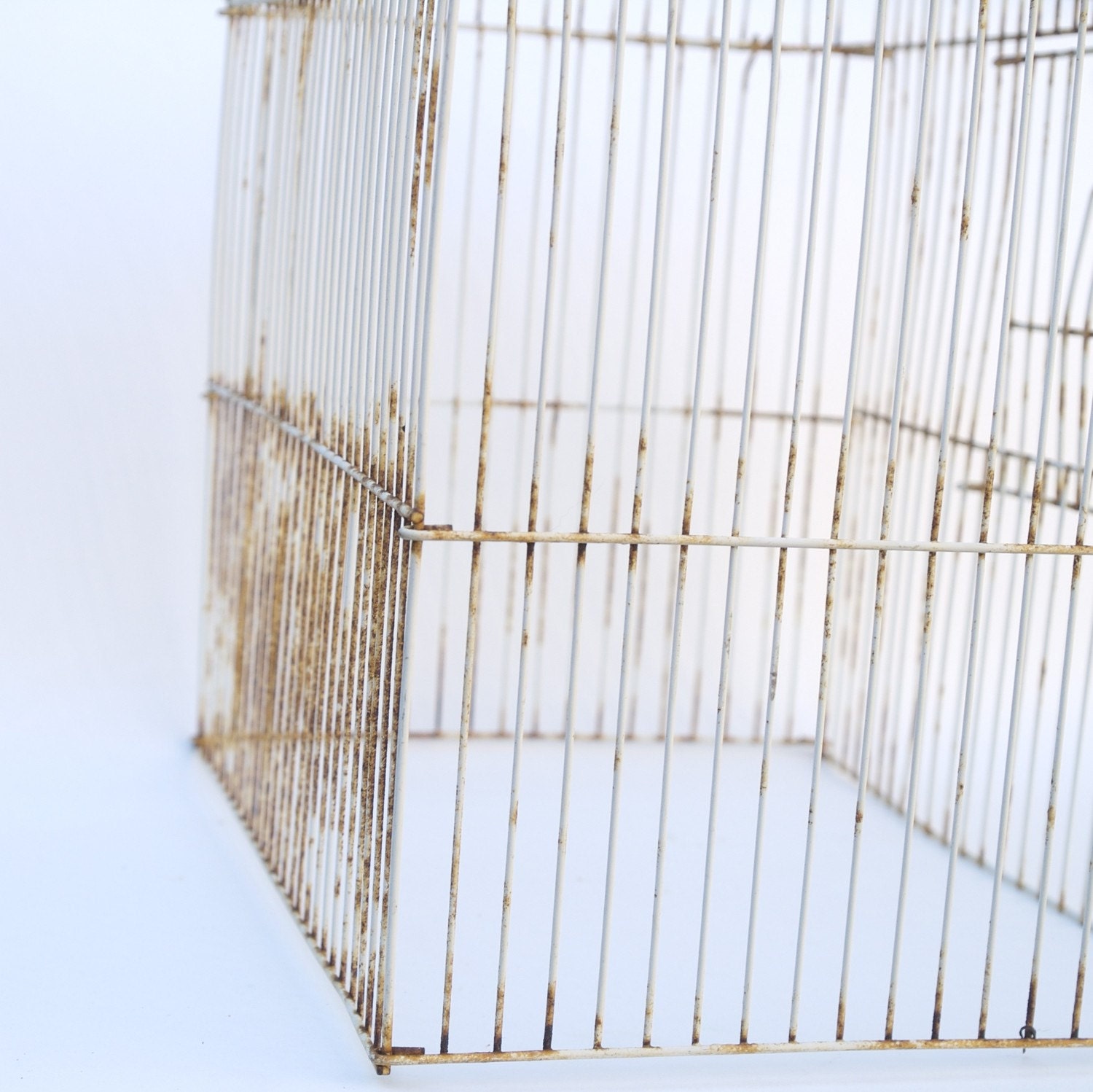 Rusty Wire Birdcage.