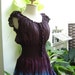 RESERVED for BluuLotusDesigns - Princess Tie Dyed Purple Top Cotton Dress Extra Long