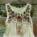 Sleeveless Bohemian Embroidered Top in Ivory