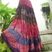 ARIEL ON EARTH - Patchwork Dyed Cotton Long Tiered Skirt - P0101