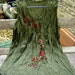 Sleeveless Bohemian Embroidered Top in Olive