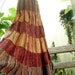 Woven Dyed Cotton Long Tiered Skirt/ Strapless - BM0302