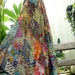 Floral Print Thai Soft Cotton Patchwork Boho Skirt - elastic waist OM0403