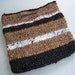 Beach Tote Bag Hand Crochet with Plarn Recycled shopping bags by kams-store.com