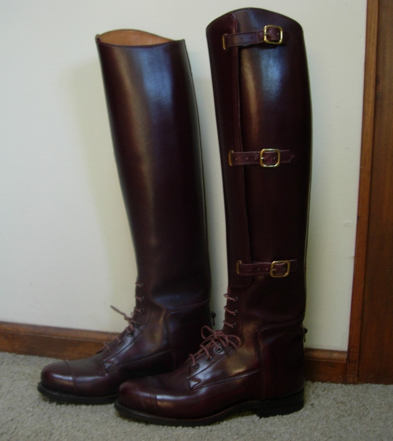 Cordovan Dehner Riding Boots Military Cavalry Equestrian