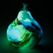 GLow in the Dark Glass Oil Candle
