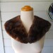 Large Brown Fur Collar