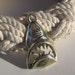 Vintage 1970s JAWS Shark Pendant Charm Goldtone Mystery Metal Retro Awesomeness
