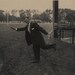 Vintage Photo Goofy Man Big Fig Newton Dance Snapshot