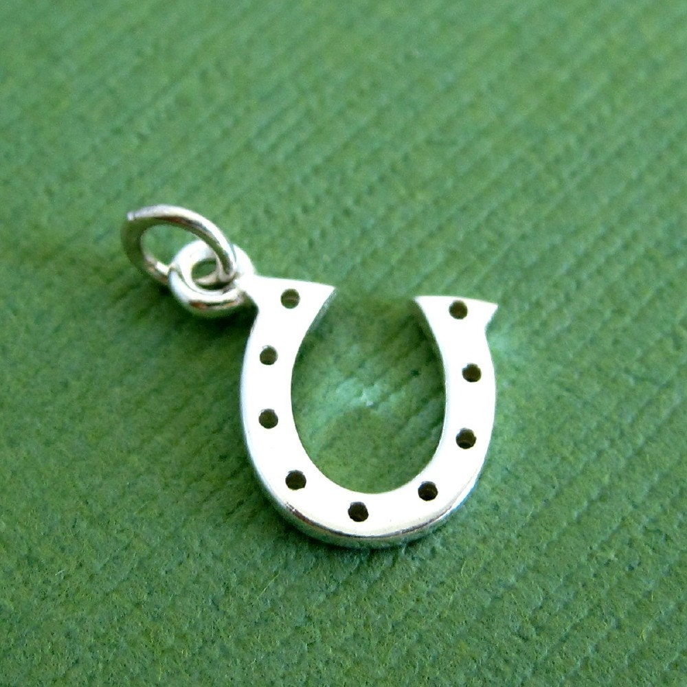 Sterling Silver Lucky Horseshoe Charm