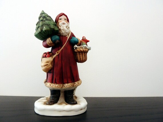 santa claus figurine st nicholas porcelain bisque enesco santa claus figurine st nicholas porcelain bisque enesco
