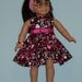 American Girl Doll Love and Hearts Dress Fits Other 18 Inch Dolls