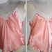 Vintage Peach Satin Tank
