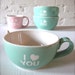 I Love You Angel Turquoise Coffee cup for Valentine's Day