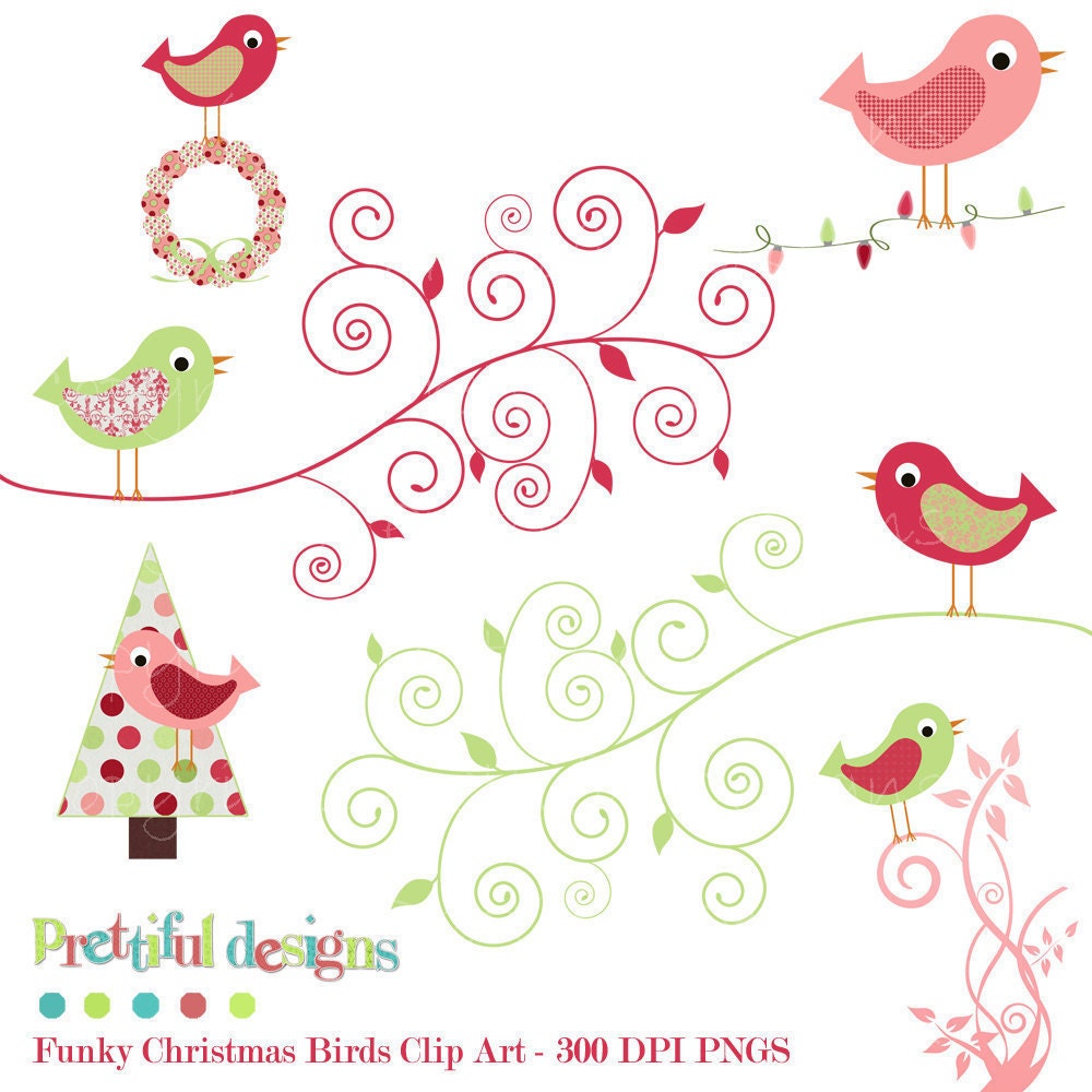clipart christmas birds - photo #18