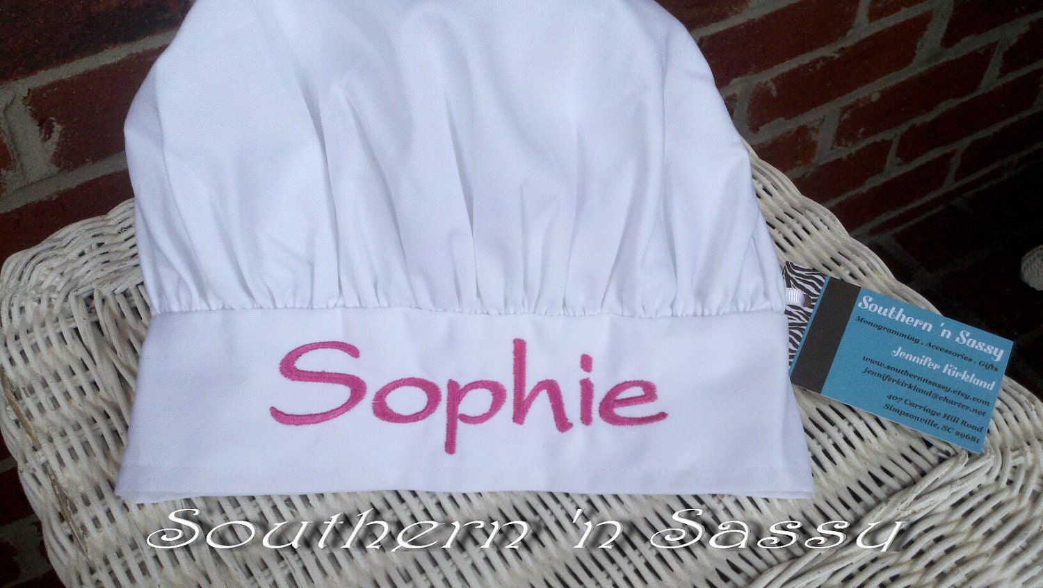 Personalized Chef Hat For Your Little Toddler by southernnsassy