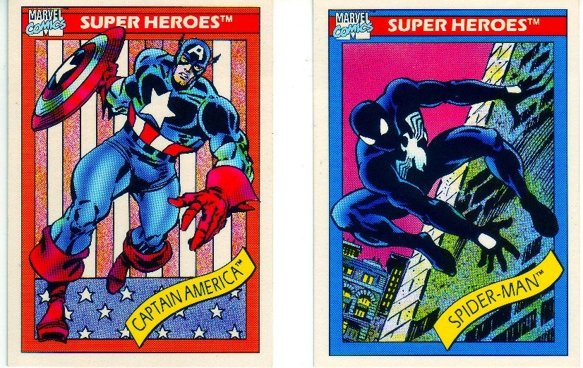1990 Marvel Comics Trading Cards Complete Set of 162