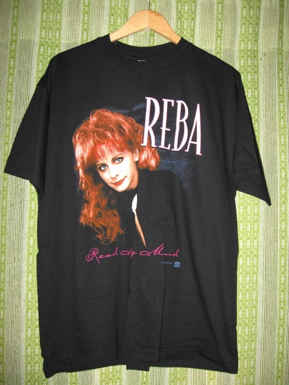 Vintage 90's Reba in Concert T Shirt 50% OFF SALE by DelaEpoca