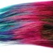 Ombre Rainbow - Human Hair Extensions - Dip Dyed Tips / Tie Dyed Clip Ins // Brown Pink Purple Turquoise Blue / Lauren Conrad Inspired
