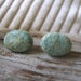 Impression jasper oval post earrings