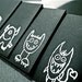 modern monsters: set of four monster envelopes and writing paper set