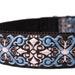 Custom Dog Collar- Turquoise Scrolls