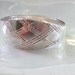 Designer Vintage Sterling Silver Ring Band Size 6 Great Vintage Vertical Design Ladies Womens