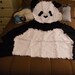 Animal Rag Quilt - Baby Blanket, Panda Bear Baby Blanket
