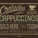 Cortados and Cappuccinos coffee art print