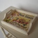 Miniature wooden tray