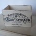 Miniature shabby wooden crate