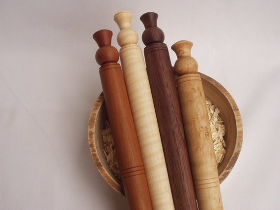 Scottish Spurtle cooking stick of American by TimberLeafStudio