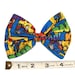 Comic Book Superman 4 inch Hair Bow
