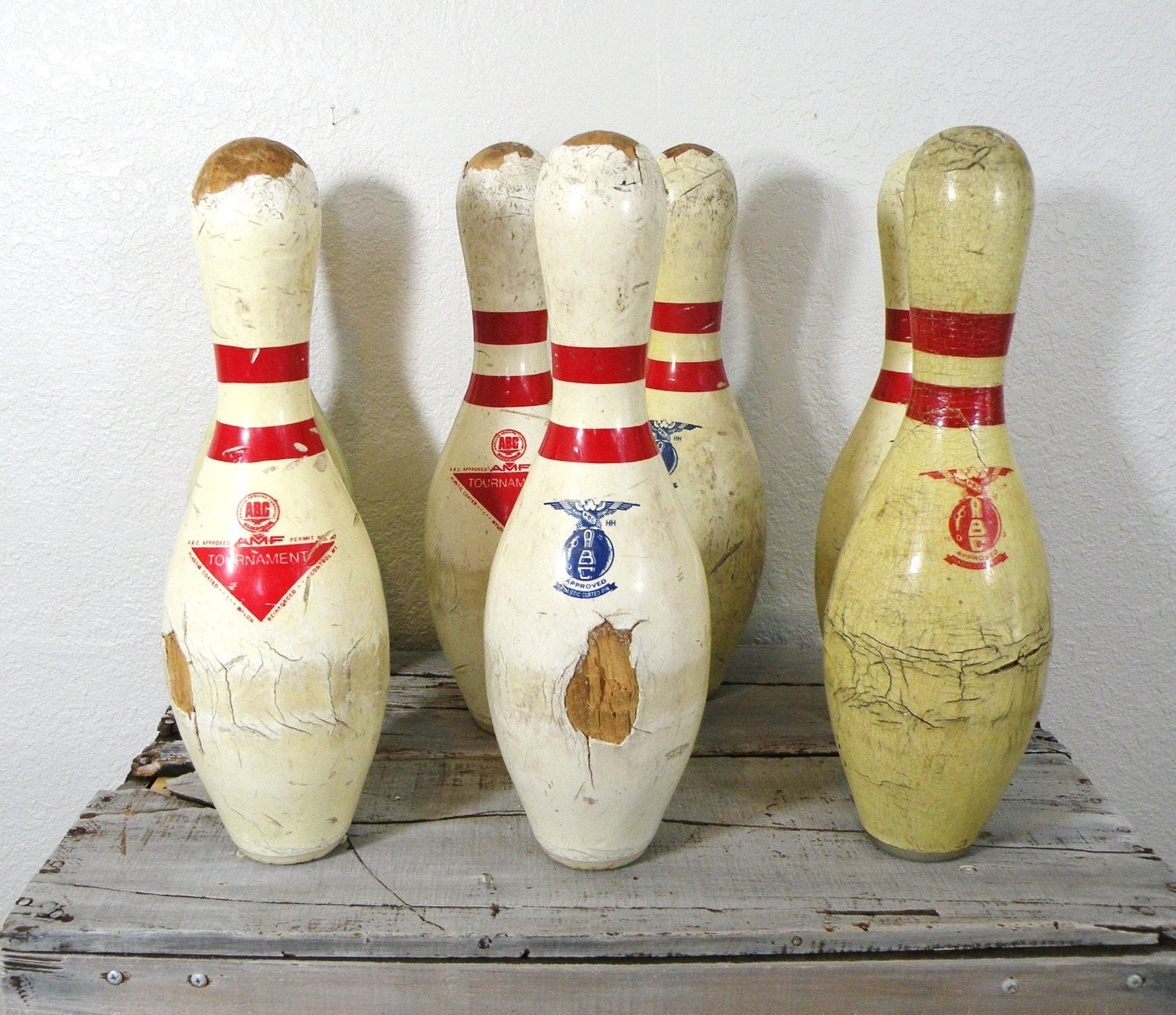 Vintage Bowling Pin By Experimentalvintage On Etsy
