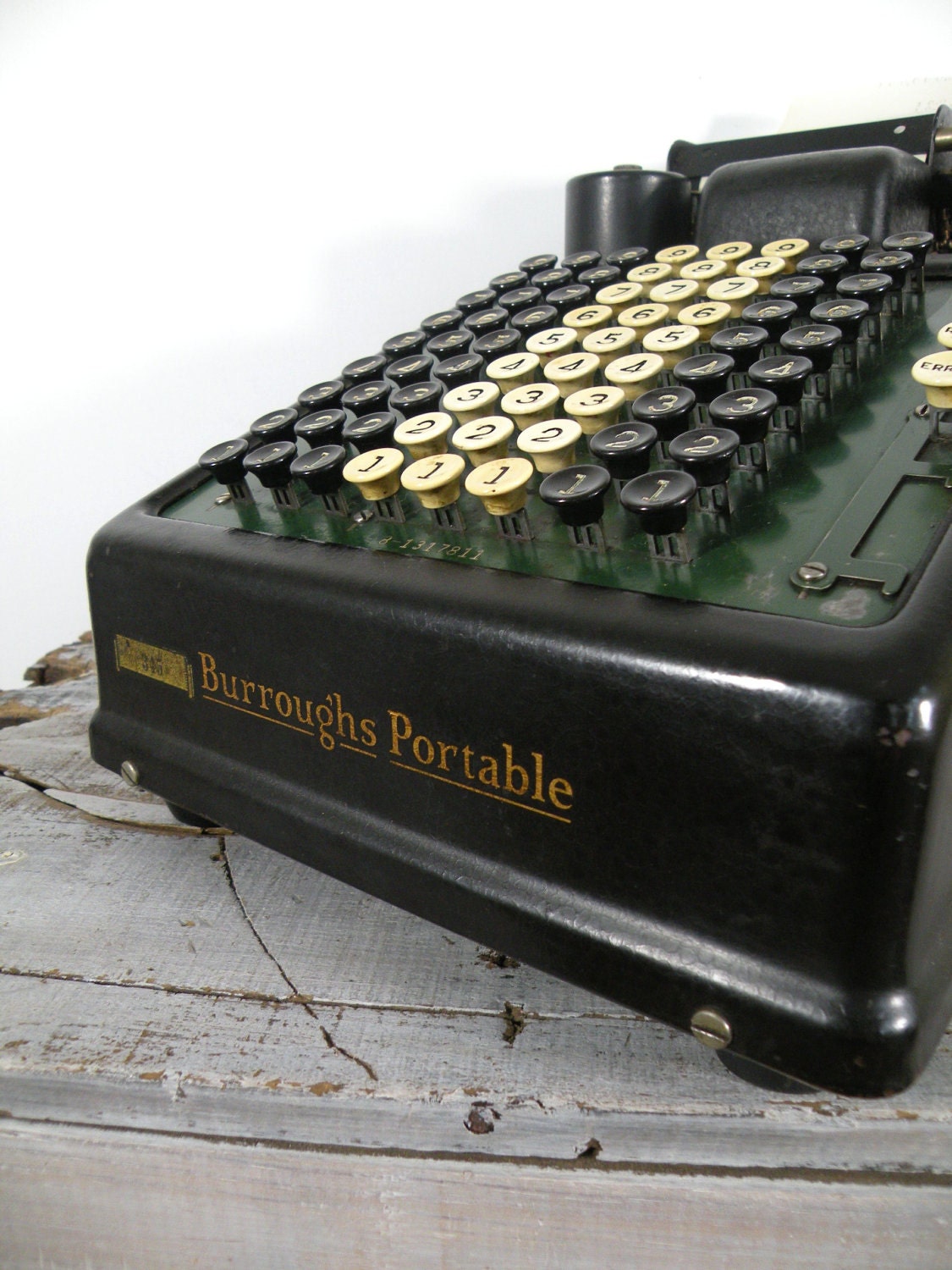 vintage antique adding machine